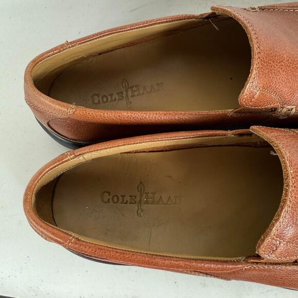 Cole Haan Lovell Two-Gore Loafer Mens 10.5 Brown Leather Slip On Low Top Casual main image 5